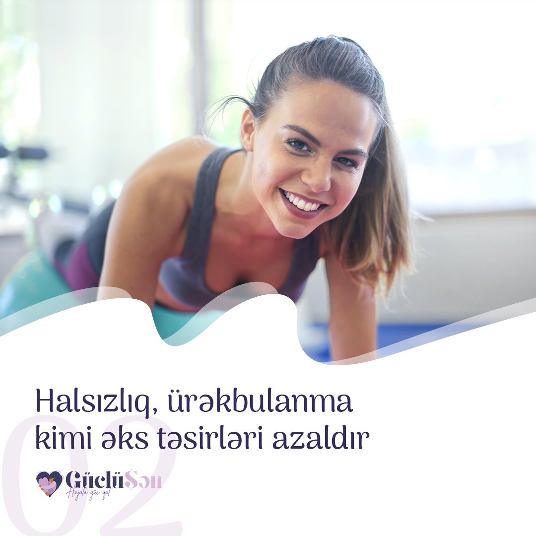 GucluSen_'s tweet photo. Məşqin süd vəzi xərçəngi ilə mübarizə aparan insanlara saysız faydası var! 💥

Xüsusən də kimyaterapiya müalicəsi zamanı məşq etmək həm fiziki, həm də mənəvi olaraq müsbət təsirlər göstərir. https://t.co/xKAaiXunis