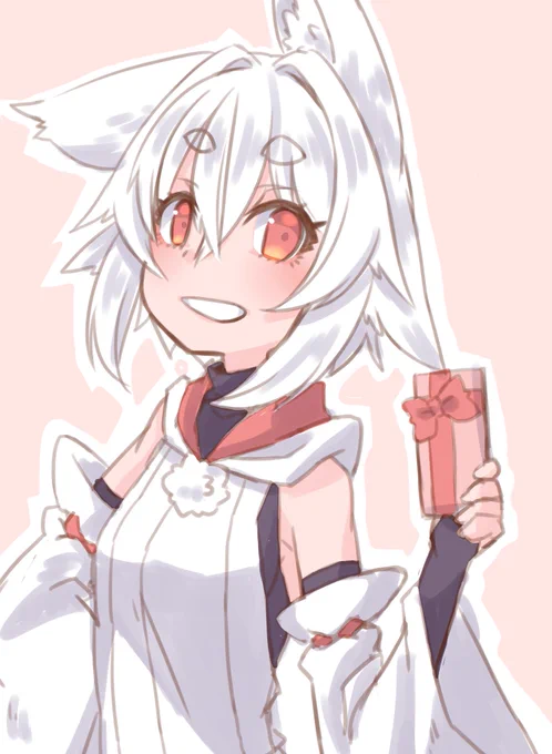 このチョコ欲しいってんですかぁ?って感じの椛ちゃんはっぴばれんたいーん 