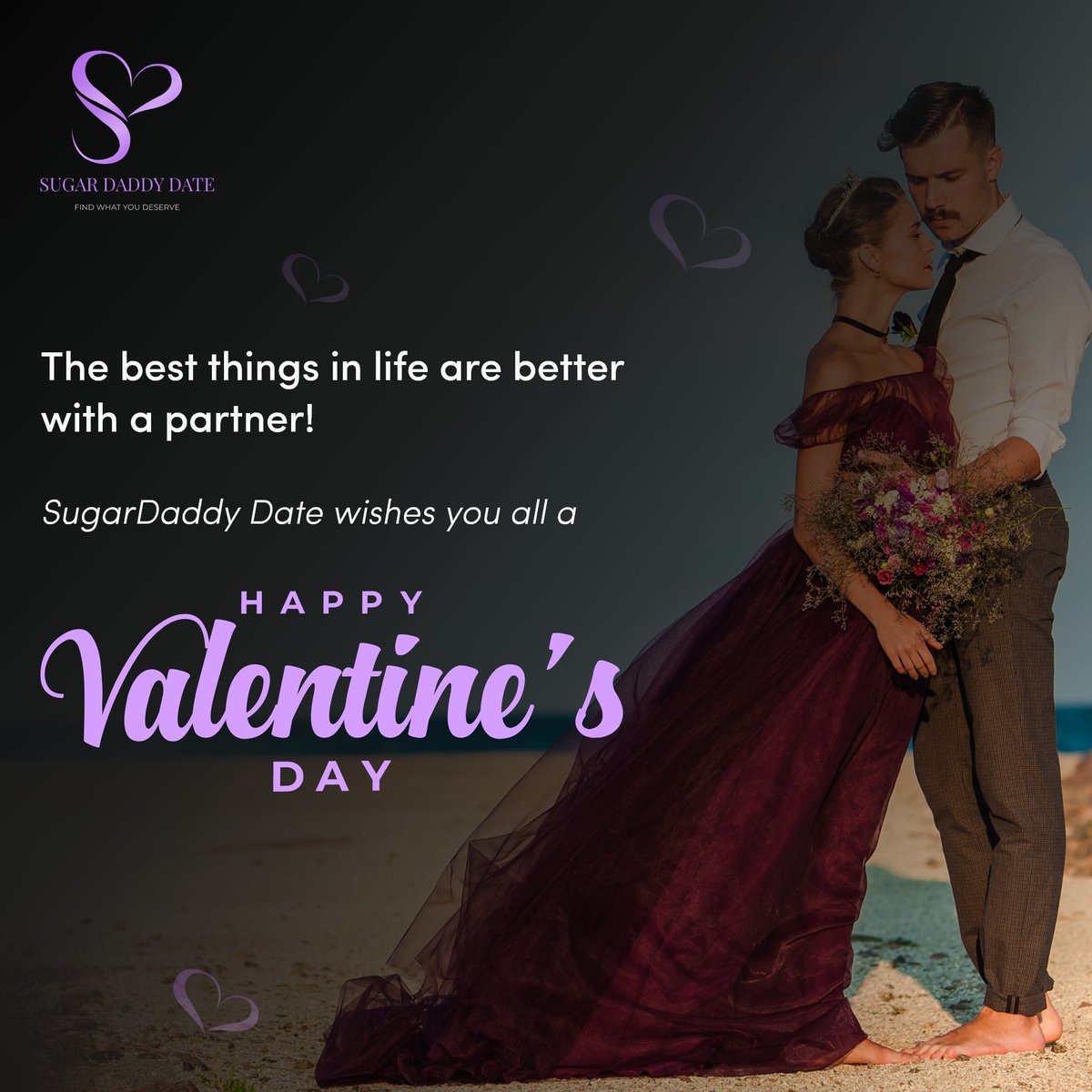 sugar_daddydate's tweet photo. On this Valentine’s Day, we are giving you the most romantic gift of your life. Join SugarDaddyDate and get ready to accomplish your fantasies.
Sending you all loads of love and wealthy joy ;)
Happy Valentine’s Day!

#valentines #valentineday #datenight #datinglife #sugardating https://t.co/lJAYGskcPu