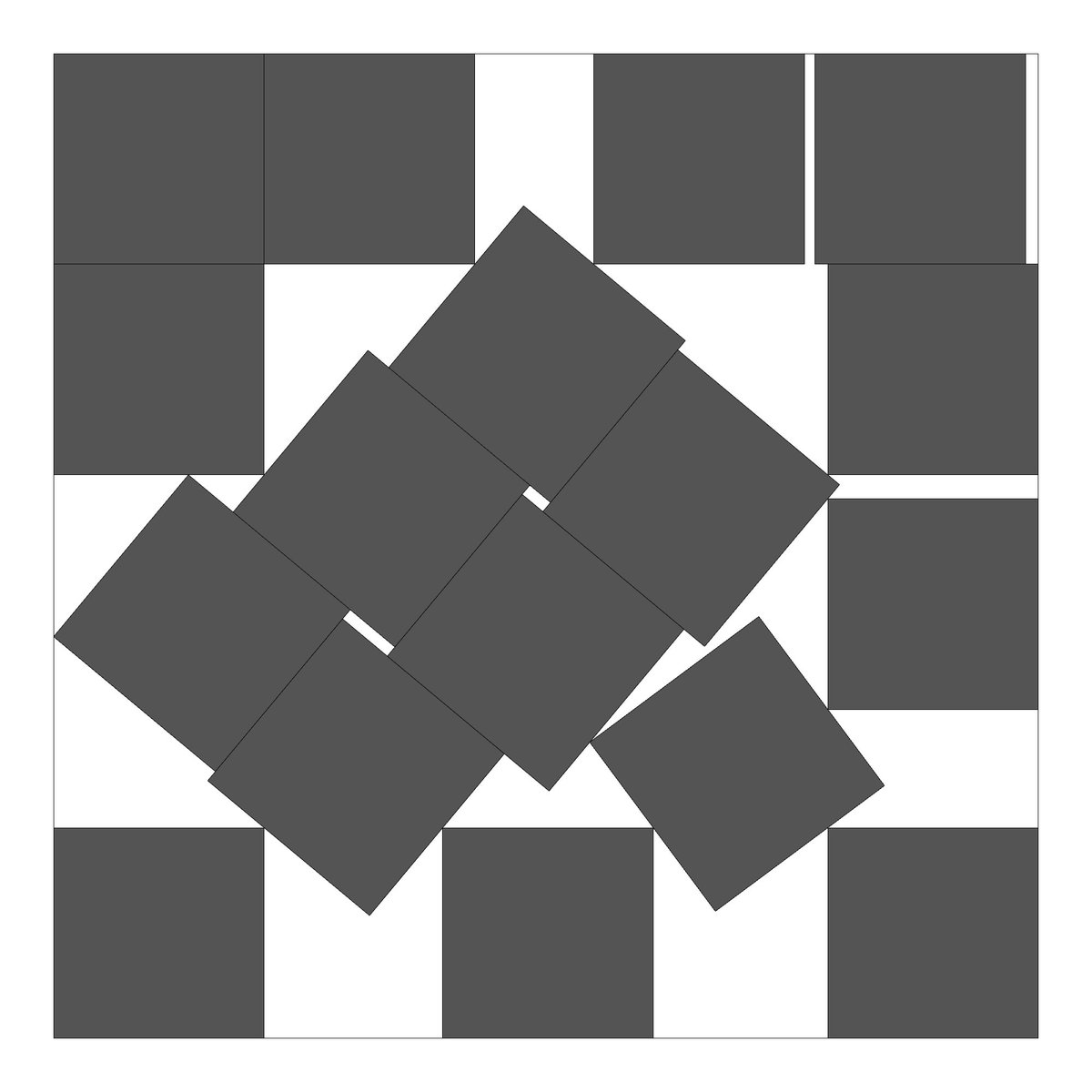 Sardoche_Lol's tweet image. C’est le moyen le plus efficace (qu’on connaisse) de ranger 17 carrés de même taille dans un carré plus grand de sorte à minimiser la taille du conteneur.

C’est une nouvelle difficile à accepter.