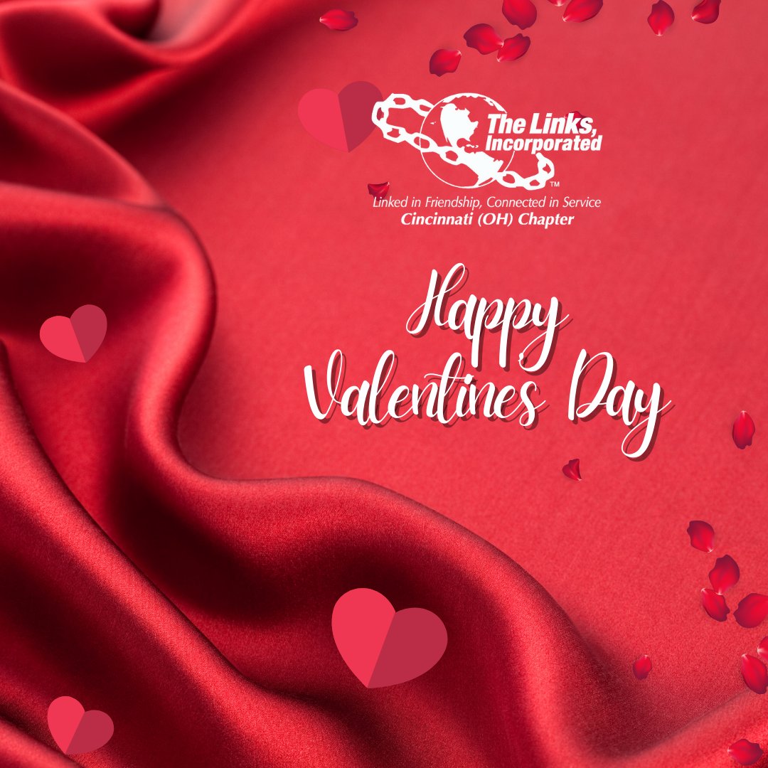 CincinnatiLinks's tweet photo. When we love, we always strive to become better than we are. When we strive to become better than we are, everything around us becomes better too. - Paulo Coelho

Happy Valentine's Day! ❤

#CincinnatiLinks #CincyLinks #CALinks #LinksInc #ValentinesDay https://t.co/TsPyseg2pG
