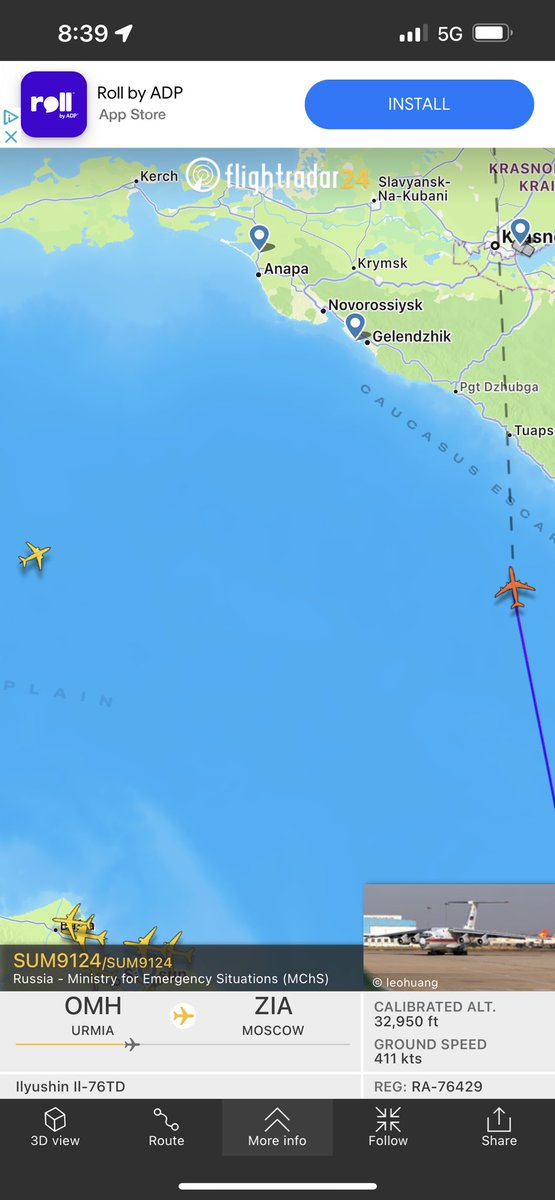 JasonGibble's tweet photo. @IntelStrabo Check out the other nearby aircraft 👀 https://t.co/vMFGf3CrJg