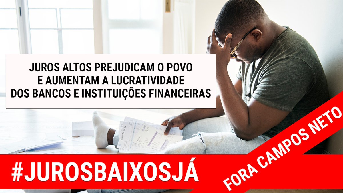bancariosES's tweet photo. Os juros reais do Brasil são os mais altos do mundo. Nesse cenário, só ganha o especulador. A indústria não consegue crédito para produzir e fazer a economia girar. Fora Campos Neto! #JurosBaixosJa https://t.co/Fjjwm0AGMg