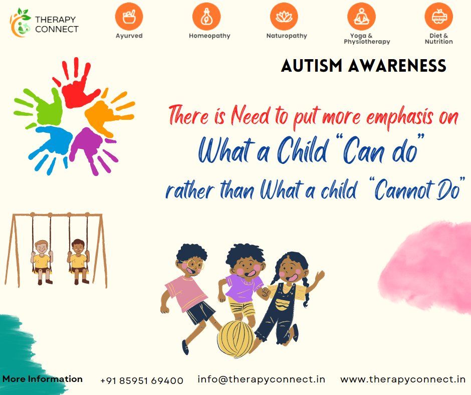 Therapycon_in's tweet photo. There is Need to put more emphasis on What a Child “Can do”
rather than What a child “Cannot Do”

#alternativetherapies #therapyconnect #autism #autismawareness https://t.co/BvPeBJg3M0