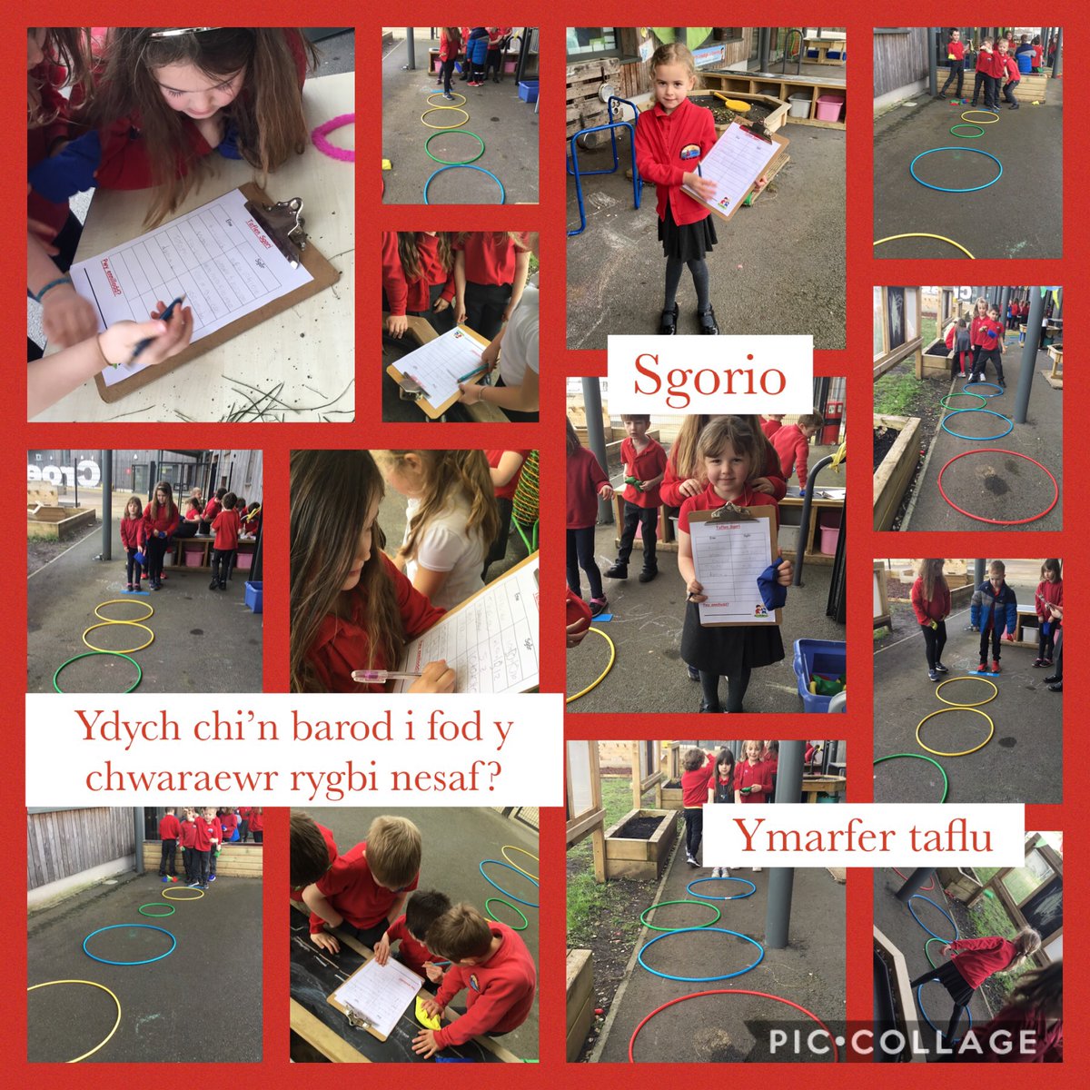 ParcyTywyn's tweet photo. Chwaraewyr rygbi Chwe Gwlad y dyfodol! Blwyddyn 2 wedi mwynhau ymarfer sgiliau rygbi ๐ #thema #meysyddmentro #gwladgwlad #addgorff #blw2 #pyt #awyragored #pod2 https://t.co/yLzv7gOsjv