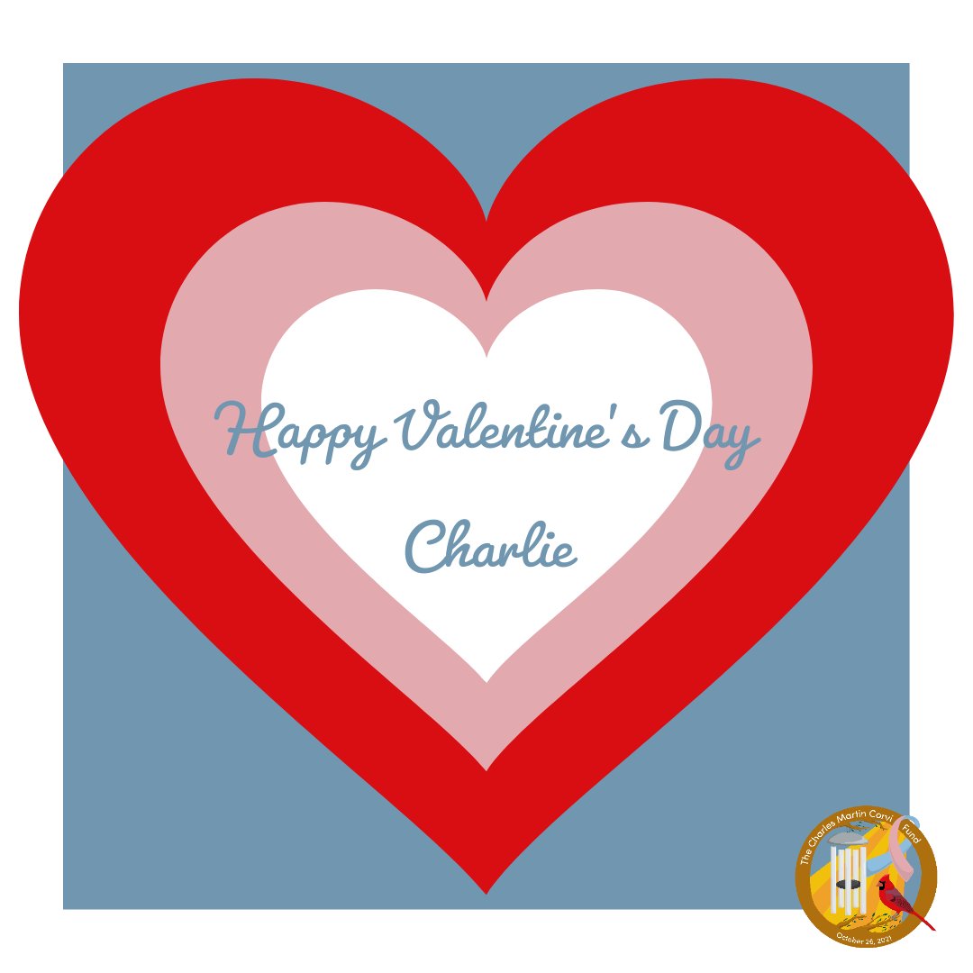 CharlesMCorvi's tweet photo. Happy Valentine’s Day to our sweet Charlie and to the loss community ❤️ https://t.co/Ep3nGpfew4