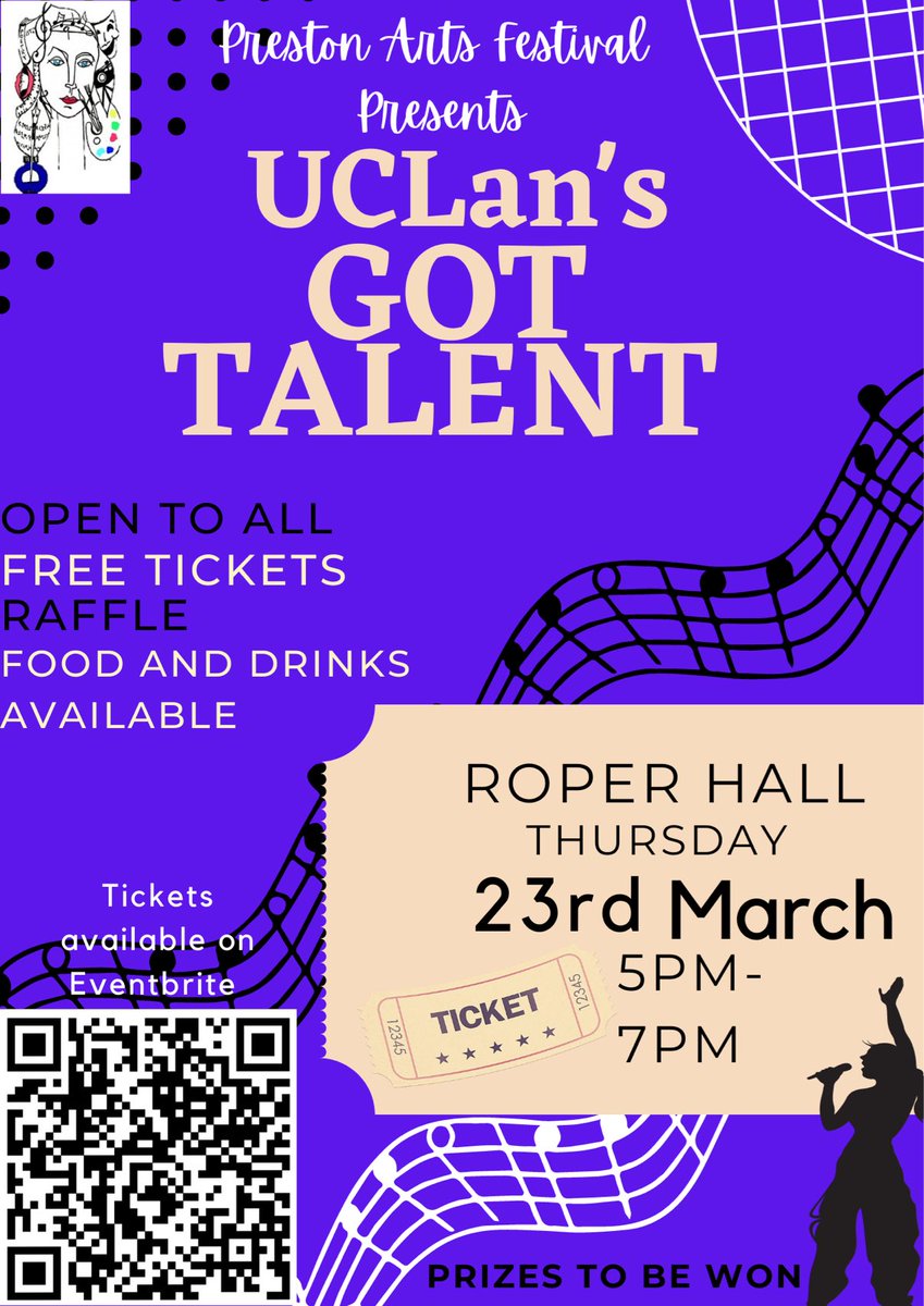 _Entrevents's tweet photo. #UCLan second year event management students to host a talent show Thursday 23rd March! 

Free tickets available at: https://t.co/fcbIEolurm https://t.co/WJ86T9hKXH