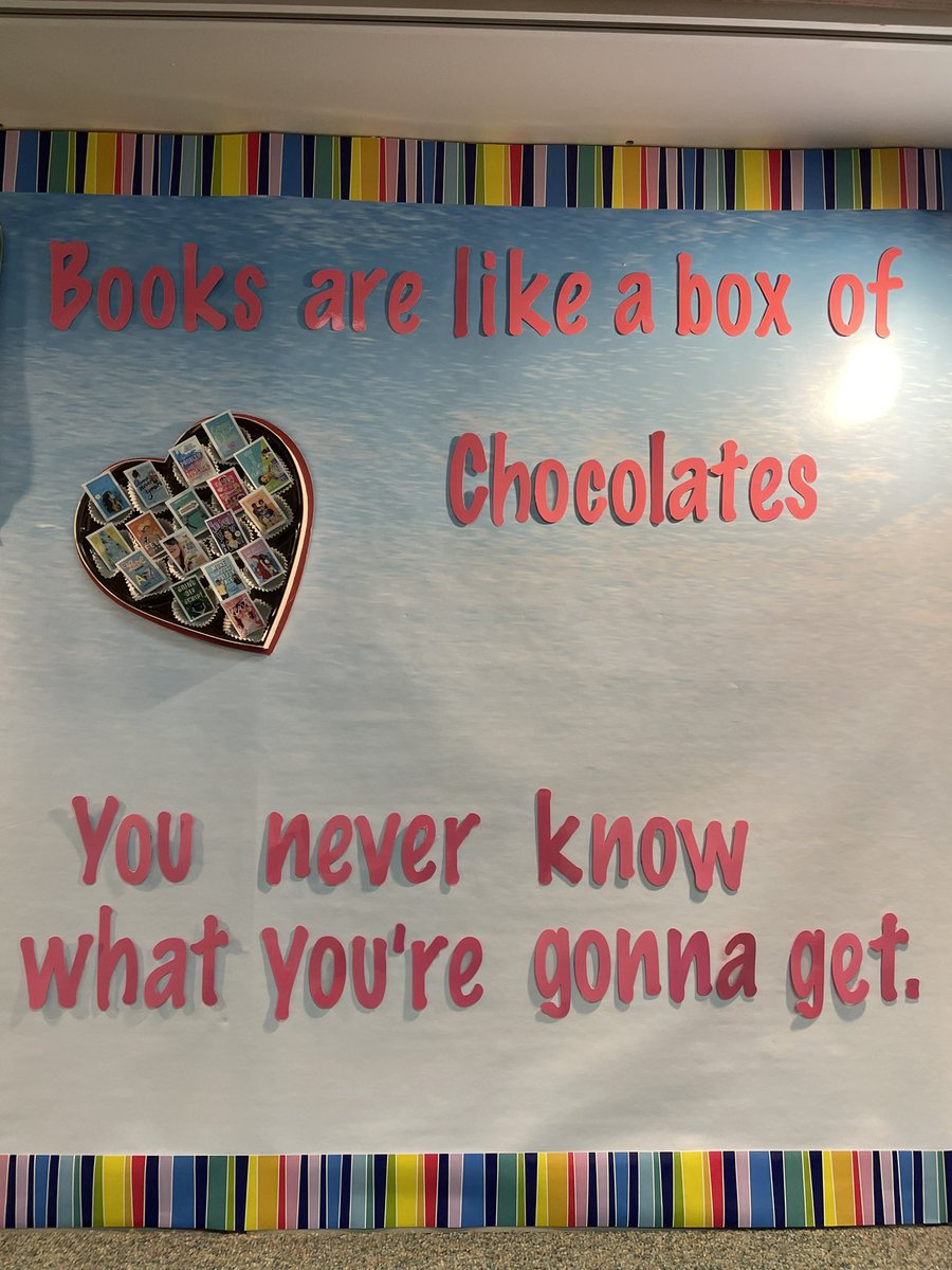 ToniPytel's tweet photo. Happy Valentine’s Day from EGHS library! #EGReads https://t.co/mm6iBYJ3tL