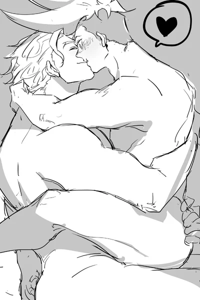 [R-18] バレンタインクガ #クレガロ #クレイ・フォーサイト #ガロ・ティモス #プロメア https://t.co/tqCpkmJORt 