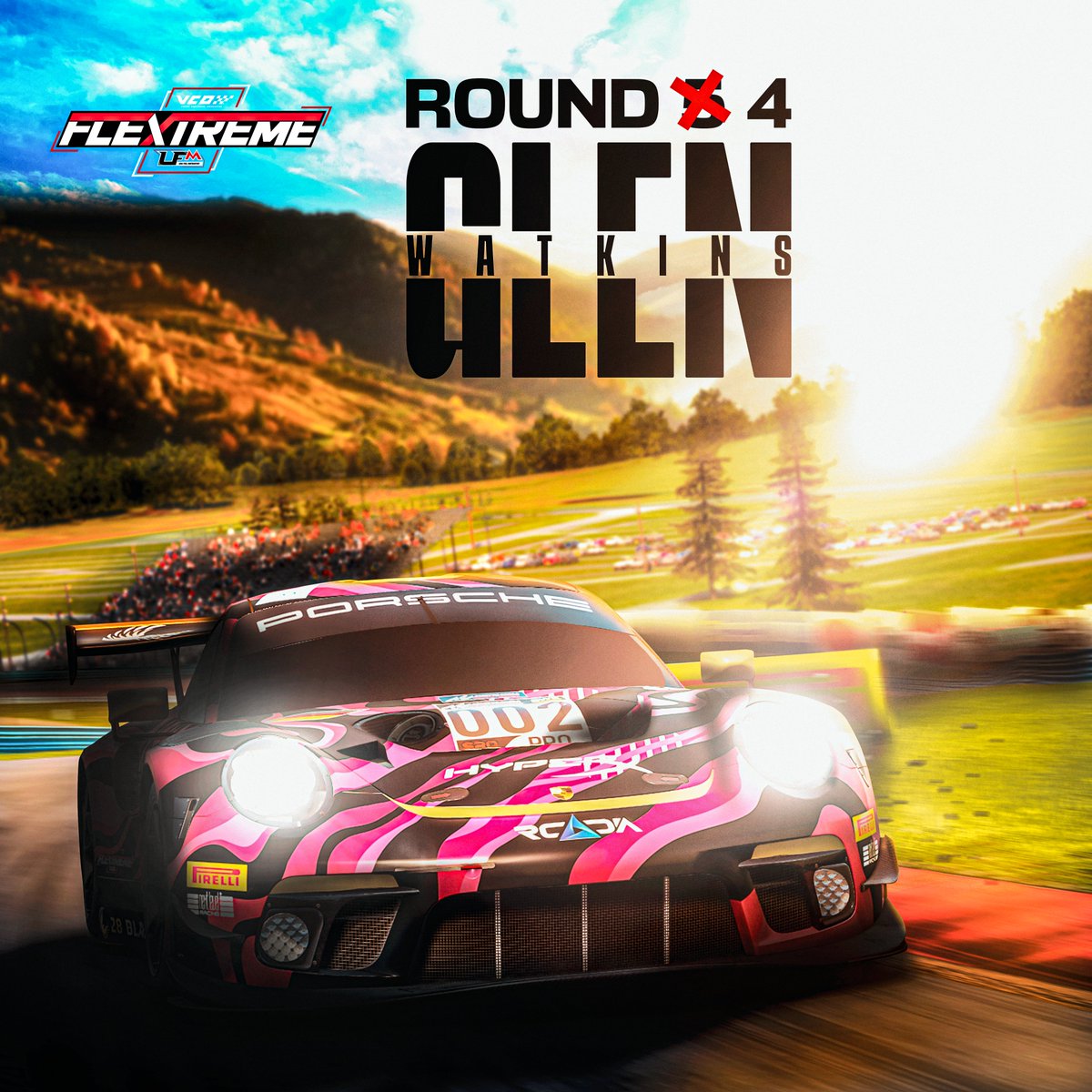 vcoesports's tweet photo. For the next round, 𝗩𝗖𝗢𝘅𝗟𝗙𝗠 𝗙𝗟𝗘𝘅𝗧𝗥𝗘𝗠𝗘 visits @WGI! 

We'll be bringing some extra security guards for this one...

#vcoesports #VCOxLFM #FLExTREME @LFMotorsport #beACC #AssettoCorsaCompetizione @AC_assettocorsa @MAHLE_Group @HyperX @nextlvlracing @sim_grid https://t.co/Gj6a0zTjwE