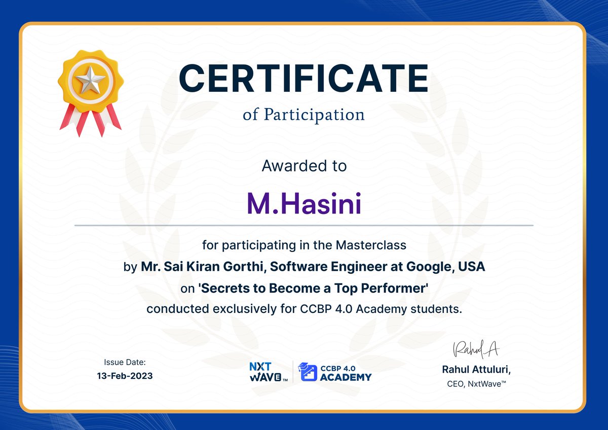 hasini_muvva's tweet photo. #certificate_of_participation ,@podcast https://t.co/Crffw9Kz9n