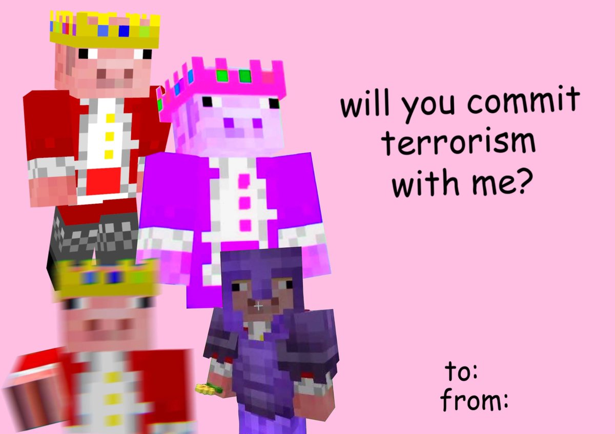 susanfox's tweet photo. My collection of Technoblade valentines https://t.co/x1l7jTtBS1