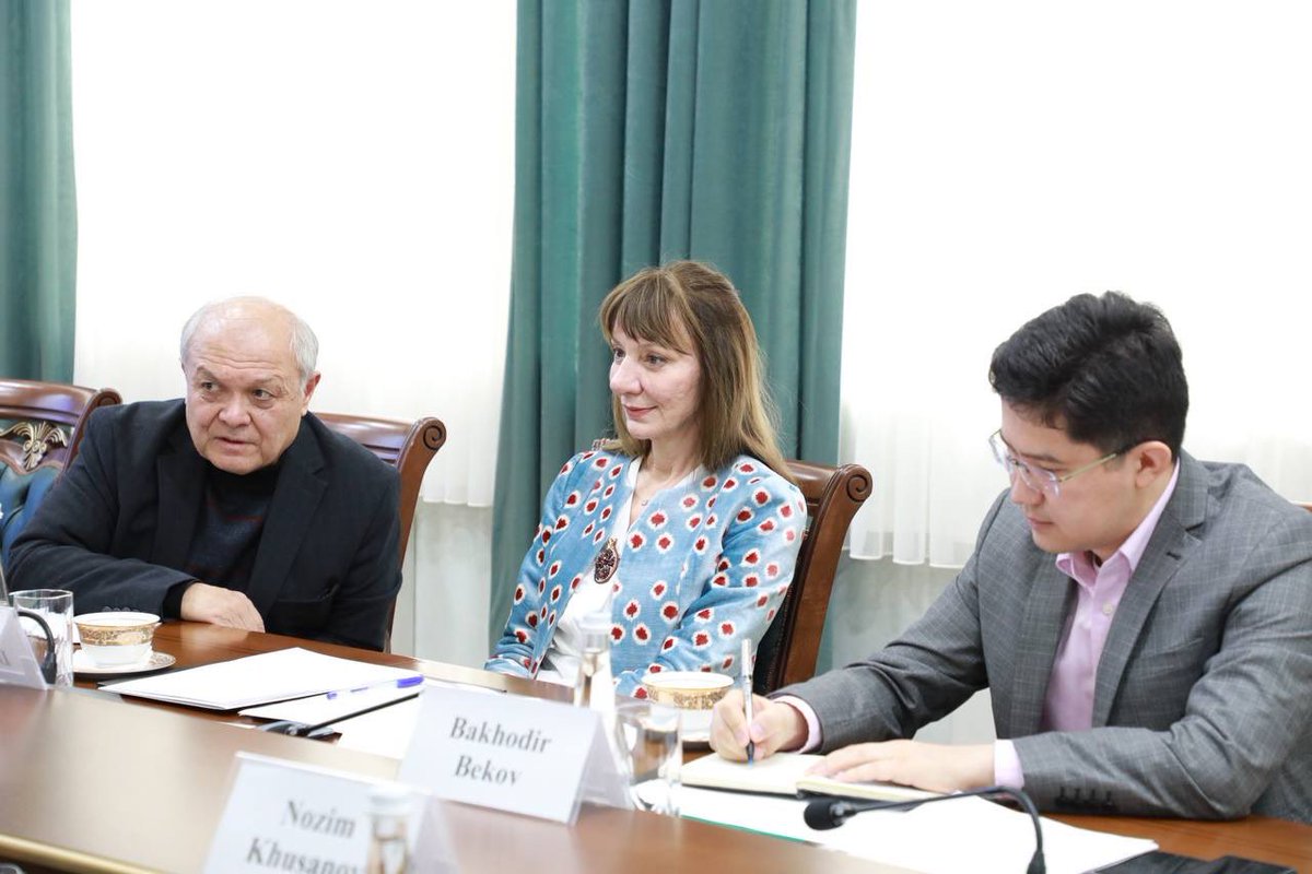 MatildaDimovska's tweet photo. Great to meet Minister Musaev of @Uzb_MinLabour today.

Look forward to our collaboration for integrated and holistic approach to #PovertyReduction, #SocialProtection and #Labormarket policies for boosting #InclusiveGrowth and #HumanCapital in #Uzbekistan! https://t.co/HxO76PZKkl