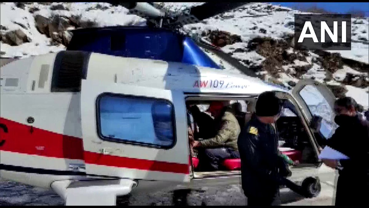Himachal Pradesh | A patient in serious condition was airlifted from Killar in C…