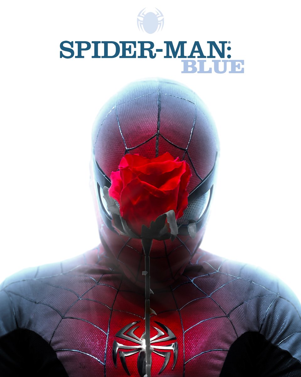 1998Wens's tweet photo. Spider-Man Blue 🥀

Today is Valentine’s Day, and every year Peter Parker passes by the bridge to leave a rose for Gwen. https://t.co/2th1hUJ5I4