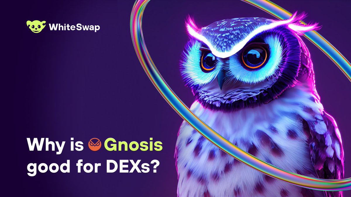 WhiteSwapFi's tweet photo. ⚡ @gnosischain has more than 100,000 validators — more than any blockchain besides #Ethereum.
⚡ It has very low gas fees: about $0.0001 per transaction.
⚡ Being a sidechain, Gnosis empowers users to benefit from forecasting. https://t.co/dHK0qtQfiQ