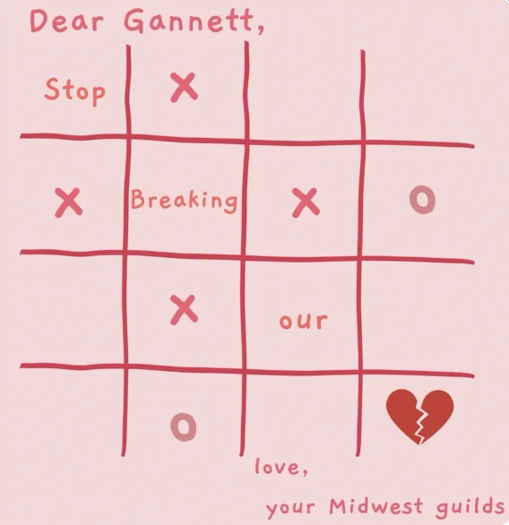Image from South Bend NewsGuild (@SBNewsGuild)