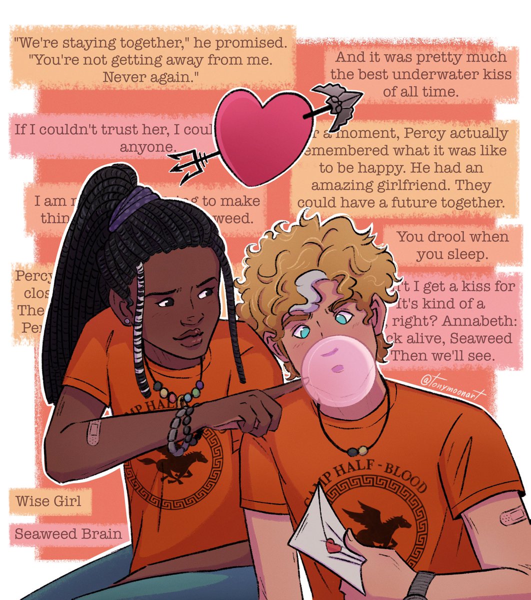 tonymoonart's tweet photo. Happy Valentine’s Day, demigods! 💘
#ValentinesDay #PercyJackson https://t.co/pBJCXhKiBb