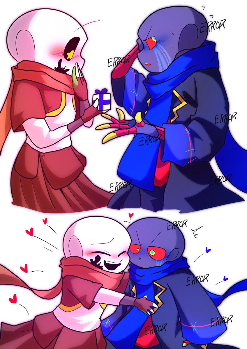 インクとエラーでバレンタイン！
#undertaleau