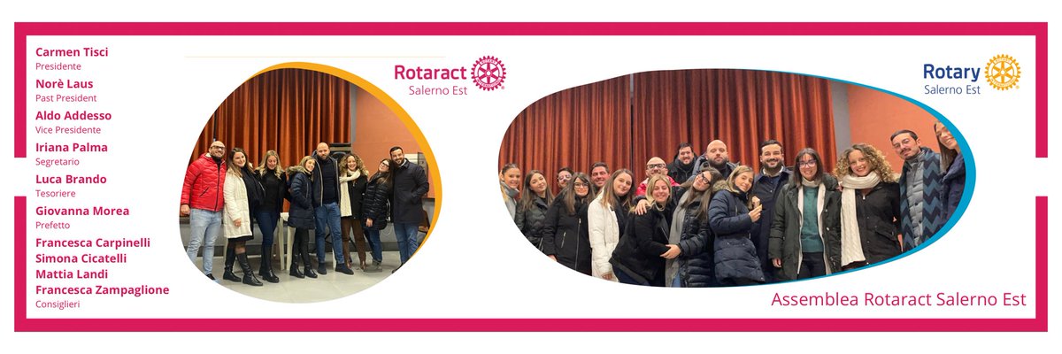 RotarySaEst's tweet photo. #rotaract
Il nostro Rotaract ha eletto il Consiglio Direttivo per l’a.R. 2023/24. I nostri migliori auguri a Carmen e la sua squadra! Lavoreremo fianco a fianco per servire la nostra comunità. 
#rotarysalernoest #rotaryinternational https://t.co/QL4n90xNhr