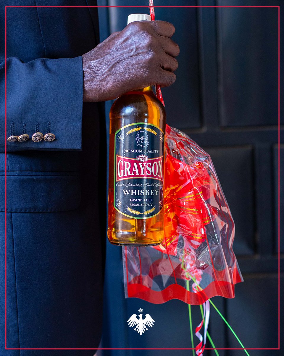 TCDLKenya's tweet photo. Happy valentine🎊🎉
All you need is love ❤️ and your bottle 🍾 of #GraysonWhiskey 🥂🎉
#GraysonWhiskey
#GrandTaste
#TwoCousinsDistillersLtd
#drinkresponsibly #whiskey #grayson #sherehe #premium #quality #Kenyanmade #tcdl #Blended #TwoCousinsDistillersLtd https://t.co/Hl70tucf5v