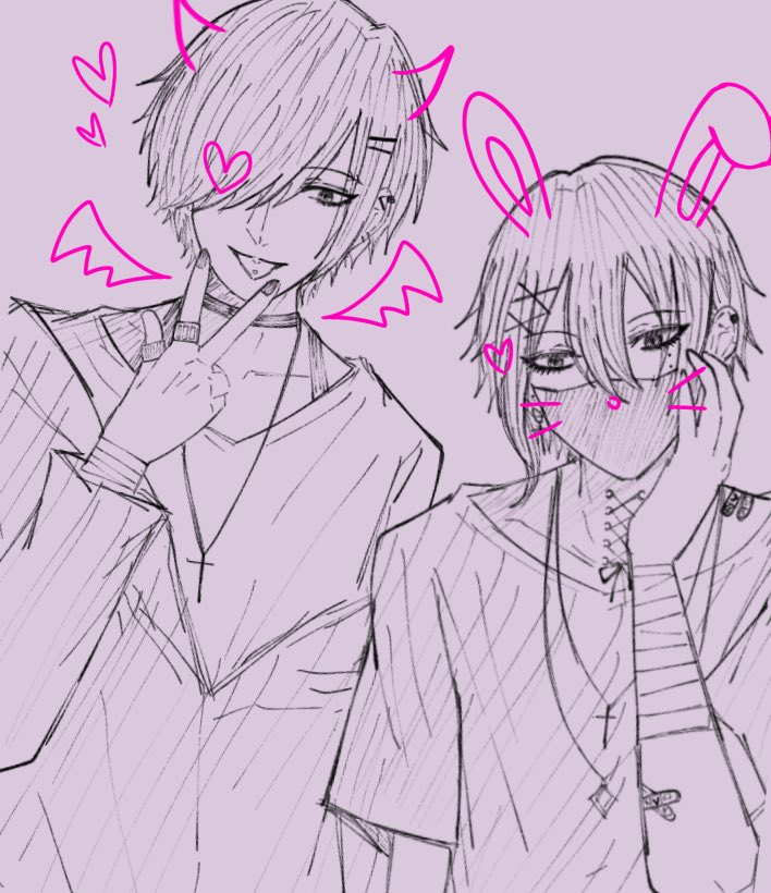病みエラリーくんと通常エラリーくんは別個体です💜🫰🤕💊💜 
