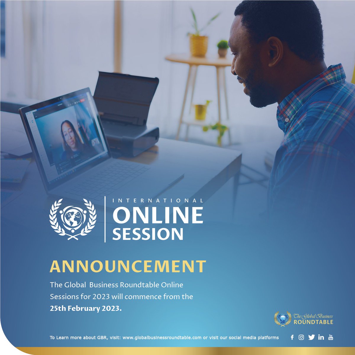 Real_GBR's tweet photo. We are back with robust conversations that unpack complex issues, potent to the holistic development of our members and nations at large.

Save the date!

#GBR2023
#globalbusinessroundtable
#gbrsessions
#holisticdevelopment https://t.co/1JZbZuF6uk