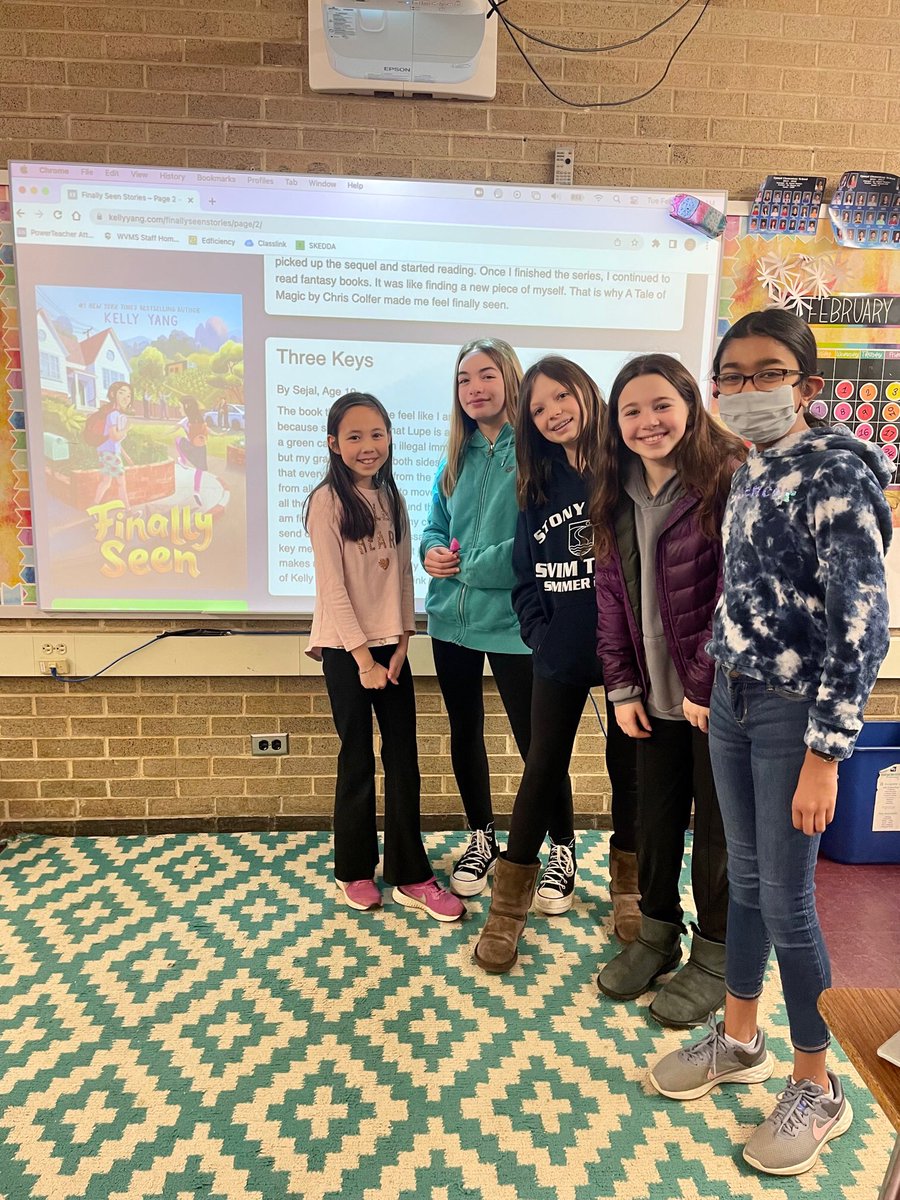 Students from Mrs. Ash’s Reading classes were nation-wide winners of the @kellyyanghk Finally Seen Publishing Contest, and today, their work was published on her website! Way to go young writers!! kellyyang.com/finallyseensto…