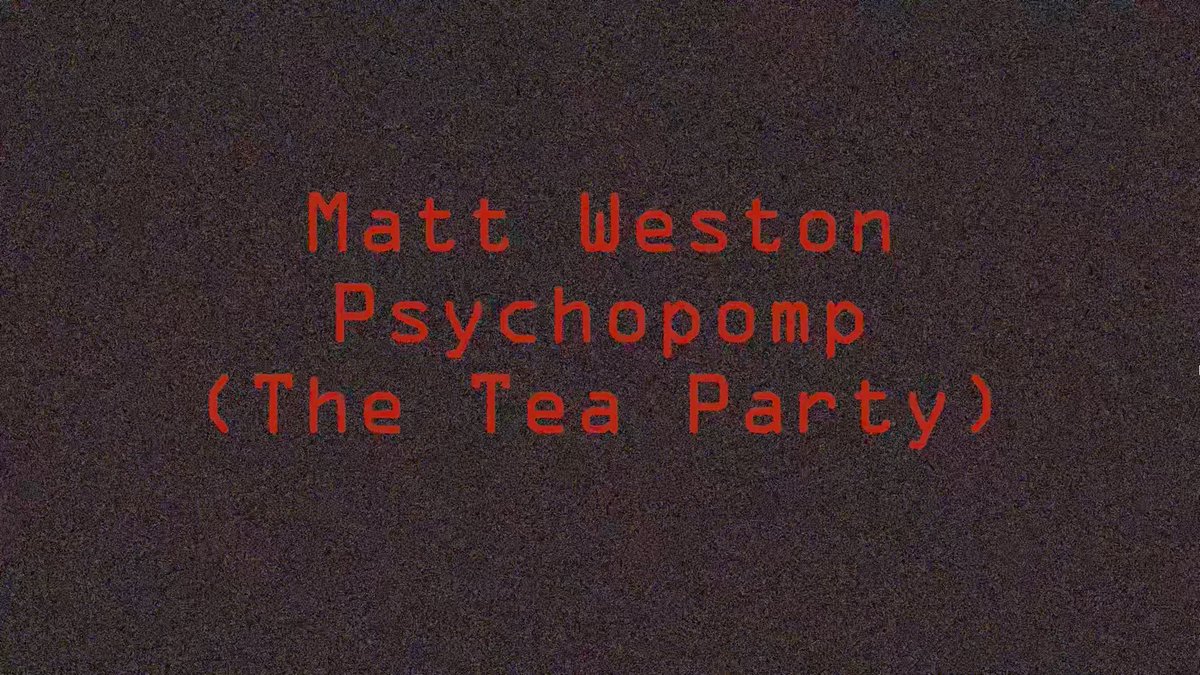 I just put out a cover of <a href="/theteapartyband/">The Tea Party</a> ‘s “Psychopomp.” Hope you enjoy! 

youtu.be/giYe-5kLE94