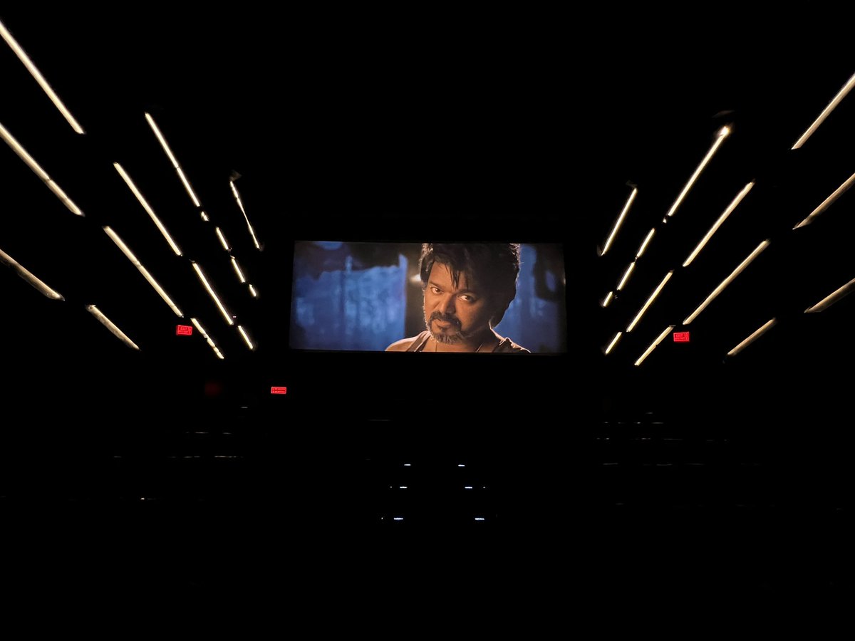 UmaaRajendra's tweet photo. #LEO promo content added 🔥 Will be played along with the new releases this wk 🤩 Master stroke by @7screenstudio right from the get go 💯 https://t.co/dKJunqDFZs