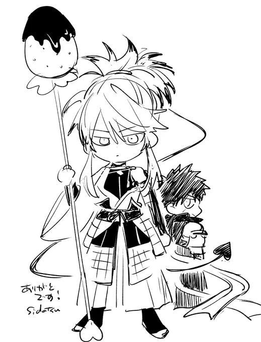 今日は無骨くんの日でもあるみたいなので
チョコボックスお礼にアップしていた初描き無骨くん 