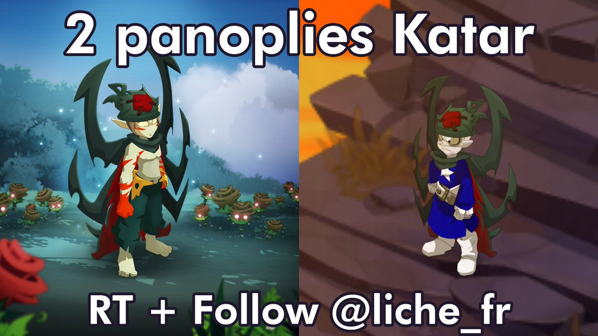 🎁 Concours : 2 panos d'apparats Katar à gagner !

Avec une coiffe, une cape et une écharpe (costume).
 
➡️ Pour participer : RT + Follow <a href="/liche_fr/">Liche</a>

🗓️ Tirage le 26/02