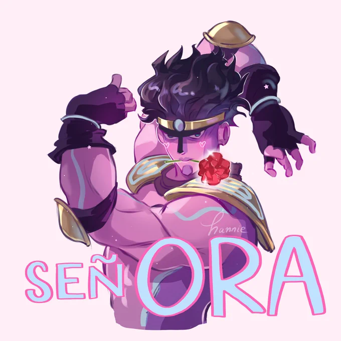 Happy valentine's day! ORA ORA BE MY SEÑORA #jjba #ジョジョの奇妙な冒険 