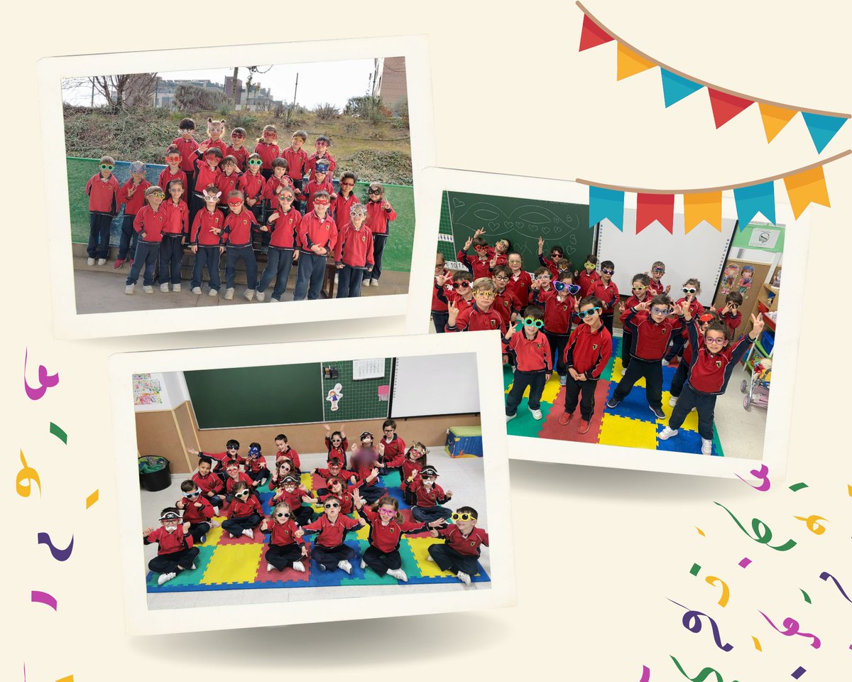 ElValle_II's tweet photo. ¡Hoy con gafas divertidas hemos tenido que venir!
🎭 👓
#educacióninfantil #3inf #sanchinarro #carnaval #preparativos #colegiodemadrid #elvalle https://t.co/OAFPSjgOac