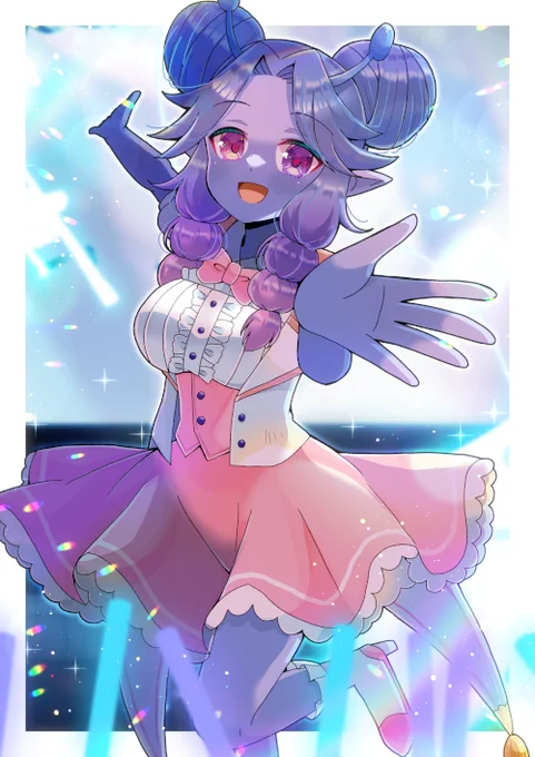 海外VtuberのStella Andromeda()さんを描かせて頂きました!リクエスト有難うございます  #Skeb #Commission #StellaAndromedart #VTuber #ENVTuber 