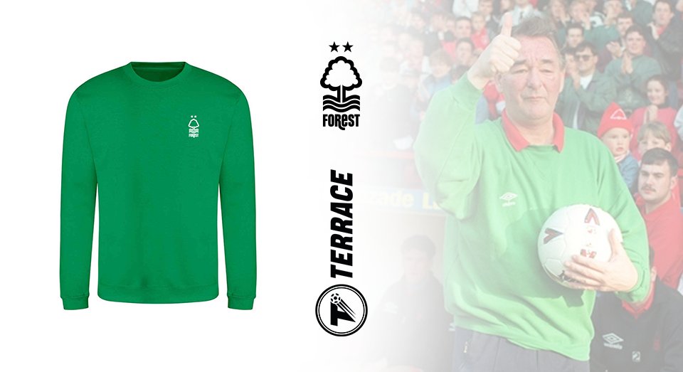 theterracestore's tweet photo. Fancy a FREE official @NFFC Clough sweatshirt? 

Our best selling sweater is now low in stock at https://t.co/jmKzca7xeR

To enter, simply retweet and follow. #nffc https://t.co/YqzArVAo68