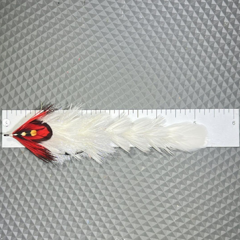 Saltwateronfly's tweet photo. That's pretty sweet looking
@indy_flyfishing
The Weedless Game Changer in classic Heddon spook white and red.
#flyfishing #flytying #gamechanger #gamechangerfly #feathergamechanger #weedlessgamechanger #streamerjunkie #streamerfishing #articulationnation #smallmouth https://t.co/qjrOvbNj8v