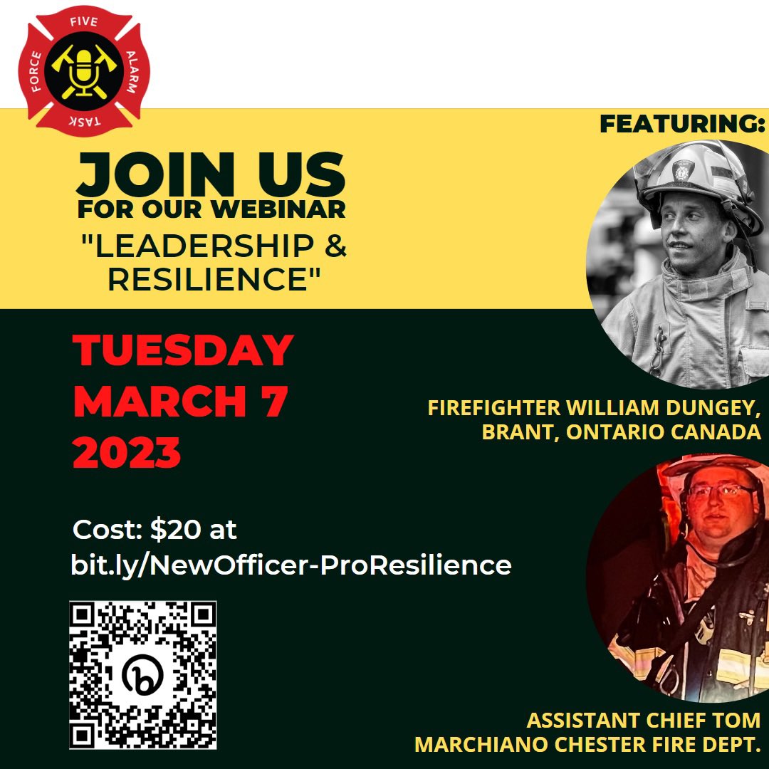 5-AlarmTaskForceCorp (@5alarmtaskforce) on Twitter photo Are you a new fire officer? Maybe you’re looking for more inner strength and a clearer mind? Check out our upcoming webinar…all details below & 3 great door prizes!
<a href="/ToddJLeDuc/">Todd J. LeDuc</a> <a href="/InsightTrn/">InsightTrainingLLC</a> <a href="/FHTribune/">The FirehouseTribune</a> <a href="/LifeScanSaves/">Life Scan Wellness</a> <a href="/responderwipes/">Responder Wipes</a> <a href="/haasalert/">HAAS Alert</a> Are you a new fire officer? Maybe you’re looking for more inner strength and a clearer mind? Check out our upcoming webinar…all details below & 3 great door prizes!
<a href="/ToddJLeDuc/">Todd J. LeDuc</a> <a href="/InsightTrn/">InsightTrainingLLC</a> <a href="/FHTribune/">The FirehouseTribune</a> <a href="/LifeScanSaves/">Life Scan Wellness</a> <a href="/responderwipes/">Responder Wipes</a> <a href="/haasalert/">HAAS Alert</a>