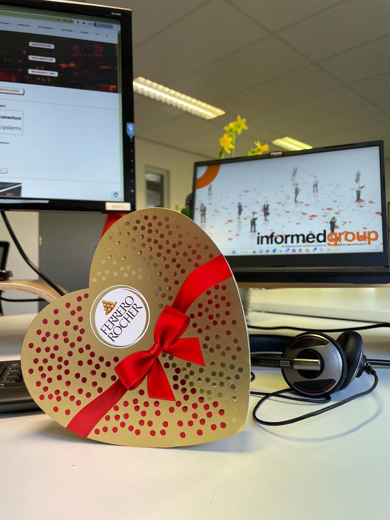 Informed Group (@infcon) on Twitter photo Wij van <a href="/infcon/">Informed Group</a> wensen jou een mooie dag! #valentijnsdag2023 #samenwerken #attent #connectingpeopletothechocolate Wij van <a href="/infcon/">Informed Group</a> wensen jou een mooie dag! #valentijnsdag2023 #samenwerken #attent #connectingpeopletothechocolate