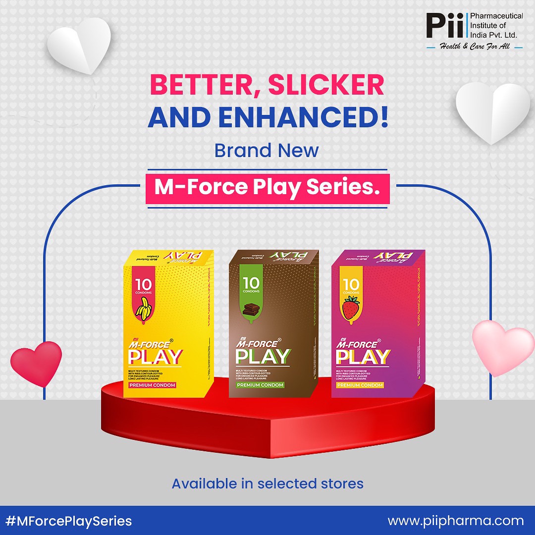 piipharma's tweet photo. Playtime is NOT over!
It has just begun with our brand new M-Force Play series, a range of Premium condoms that offers gratification in new ways.
#MForcePlaySeries
#piipharma #piipharmaforall #mforceplaylaunch #playseries #premium https://t.co/8VHBysuwOJ