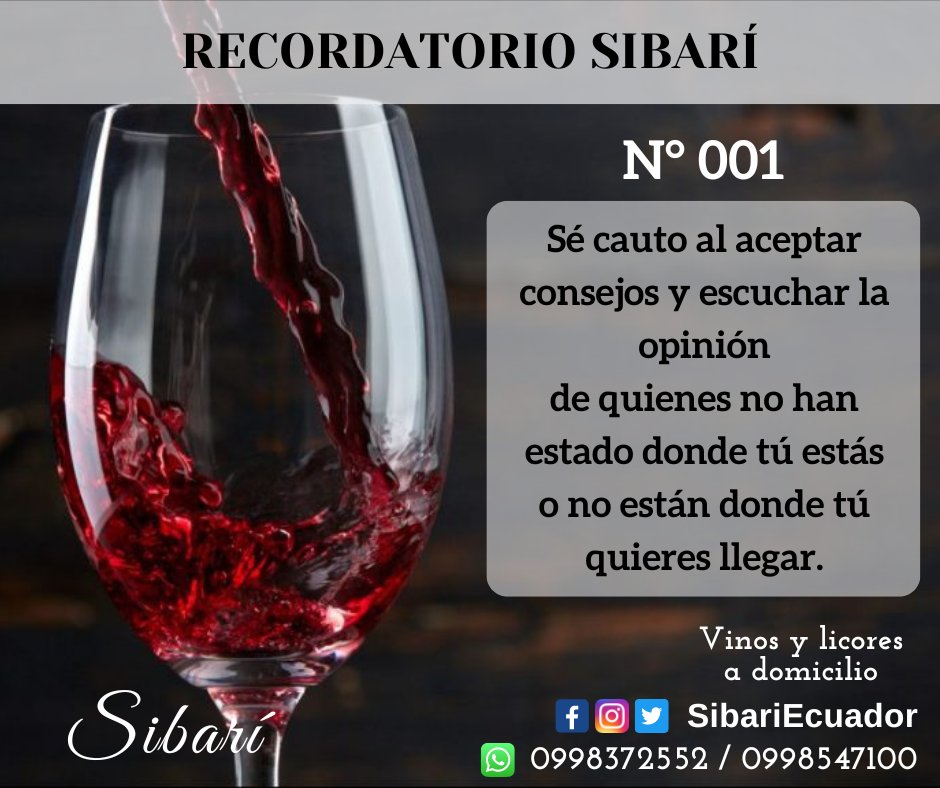 SibariEcuador's tweet photo. In vino veritas. En el vino está la verdad. Visita nuestras redes en caso de emergencia😉🍷
Por si se te olvida...
https://t.co/1xYHWBgGj4
#14DeFebrero #SanValentin #diadesanvalentin #ElGranInforme #ElGranPadrino #DiaDelAmorYLaAmistad #DiaDelAmor https://t.co/ykFotv8Nyy
