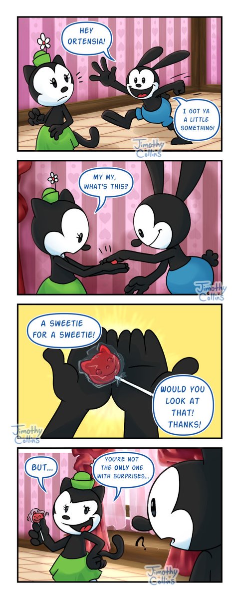 Jimothy_Collins's tweet photo. Here's a little something for #ValentinesDay2023! I made a comic!

Hope you like it! It was good practice for making backgrounds.

#comic #Disney #Oswaldtheluckyrabbit  #オズワルドラビット #OswaldRabbit https://t.co/HH1NNae5sL