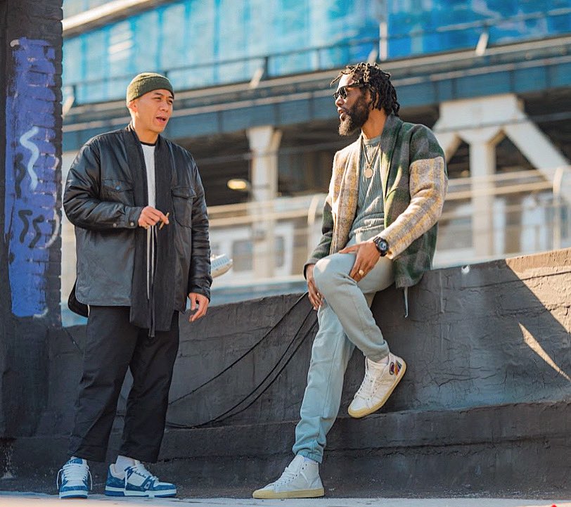 ComplexOriginal's tweet image. My model Photoshoot with #PocketKingsBK Handmade Jacket Kimonos #fashion #malemodel #fyp #fashionweek #RRTheBrand