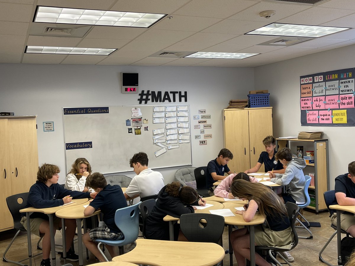 Ss working together to simplify expressions by applying power rules in algebra! <a href="/NBMIDDLE/">NBPS MIDDLE SCHOOL</a> <a href="/NBPSEagles/">North Broward Prep</a>