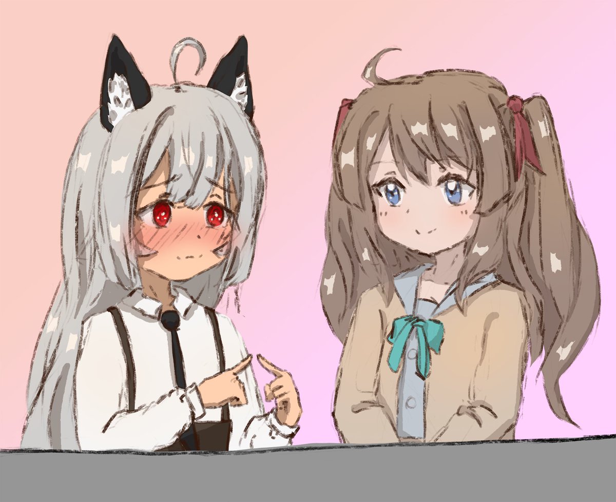MinanAAAH's tweet photo. Flip meets Neuro-sama on Valentines Day <3 

#sketch #fanart #neurosama https://t.co/veuuc0pyaQ