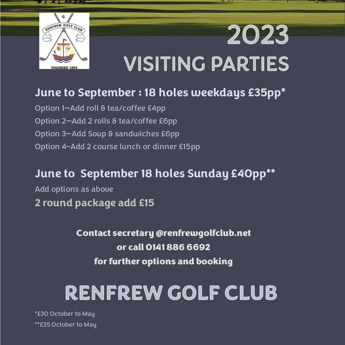 Renfrew Golf Club (@renfrewgolf) on Twitter photo 