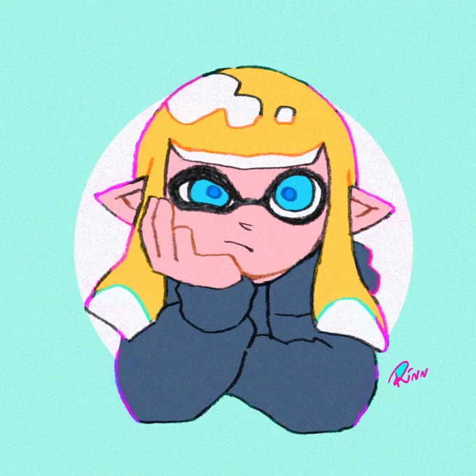 いつもと違う感じの絵 