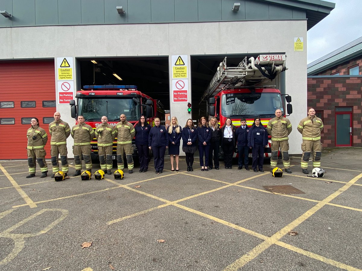 AscotFire's tweet photo. Yesterday at Ascot Drive fire colleagues from ops, control, prevention and protection fell silent for our brother Barry Martin. May he rest in peace - our thoughts with his family, friends and  colleagues. https://t.co/GOQBZg2n0f