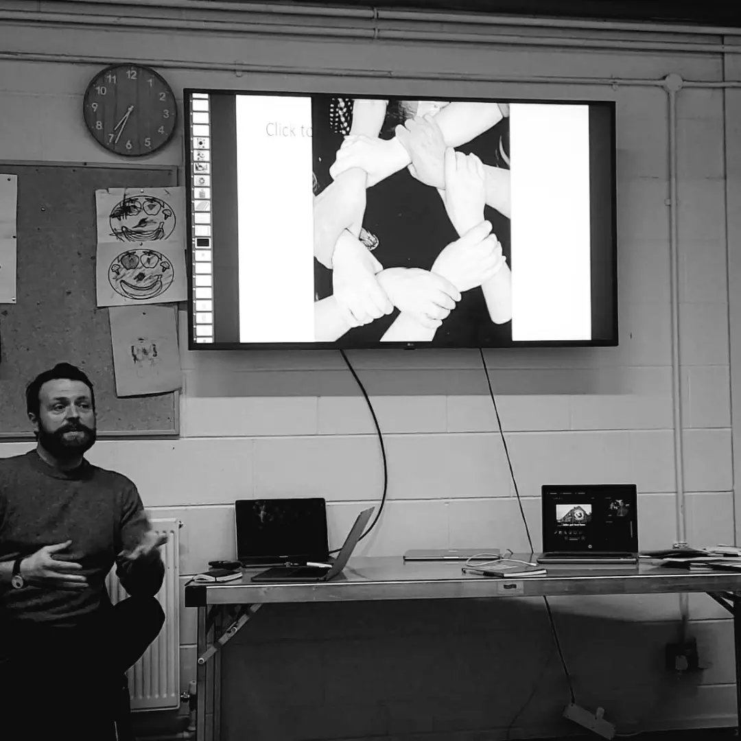 fingalarts's tweet photo. Sharing perspectives on the possibilities of Public Art with Community members from the wider Mulhuddart area in the company of recently @Fingalcoco commissioned artists #johnbyrne #declangorman #johnconway thanks to @fingalcommunity @mulhuddartcc for everything https://t.co/3Fzq75ZYc2
