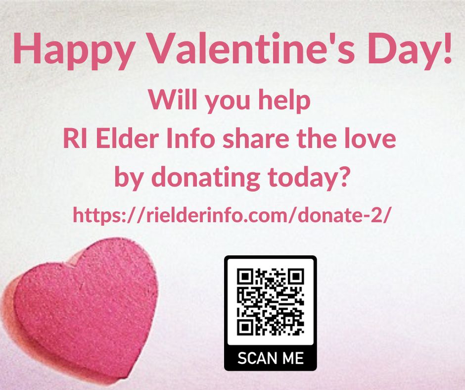 RIElderInfo's tweet photo. Happy Valentine's Day! Will you help us share the love? - https://t.co/rSSAb9K96D https://t.co/CVL3q5vXbk